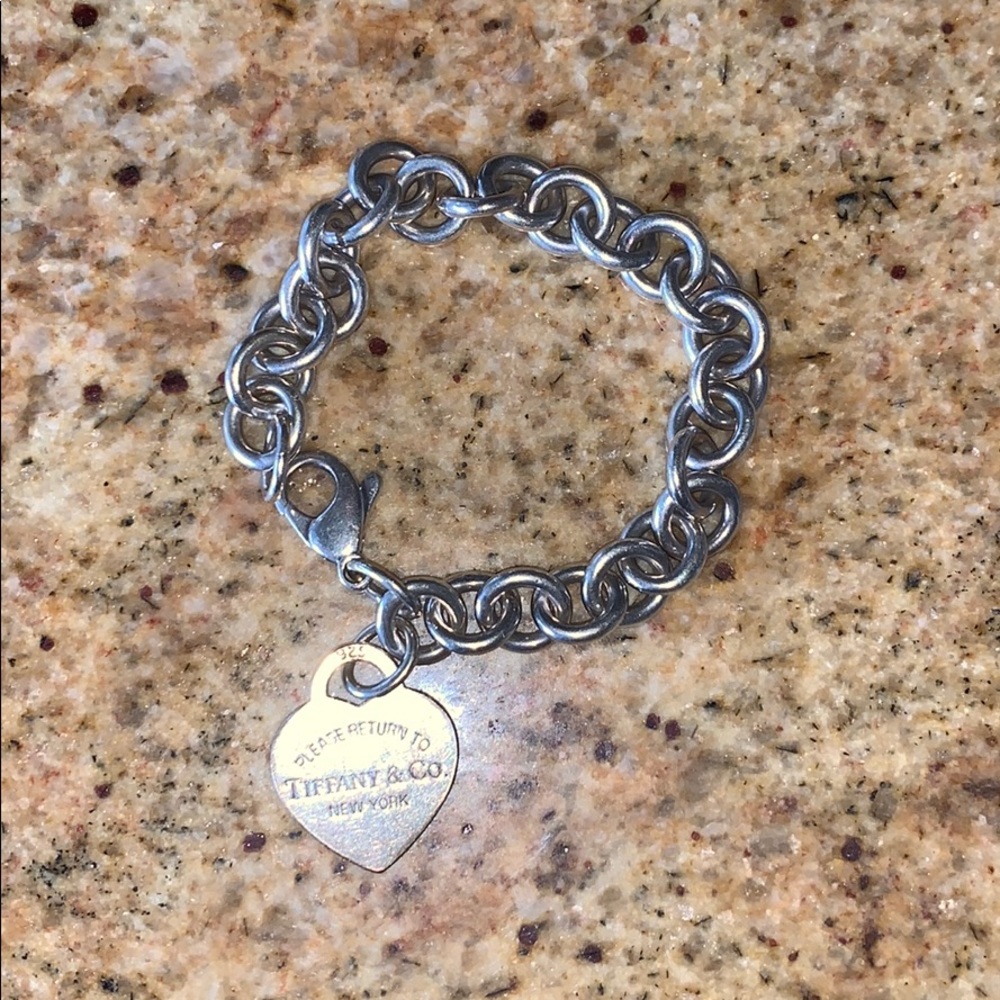 Tiffany & co charm bracelet -  return to - heart